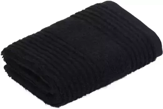 Мочалки Vossen "Завтра", (3 шт.), с полосатой структурой 30х30 см (3 шт.), черный