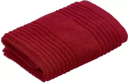 Мочалки Vossen "Завтра", (3 шт.), с полосатой структурой 30х30 см (3 шт.), цвет purpur