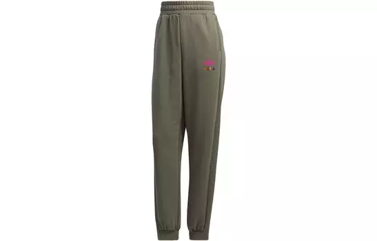 MOCHI 2 трикотажные спортивные штаны женские зеленые Adidas Originals