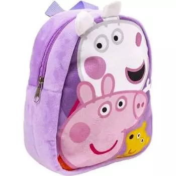 Mochila Guarderia Personaje Peluche Свинка Пеппа Сирень Cerda
