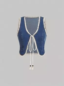 MOD Джинсовый жилет без рукавов