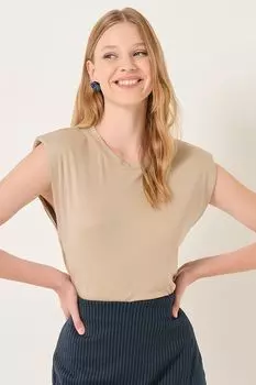 Модальная блузка Jimmy Key, бежевый