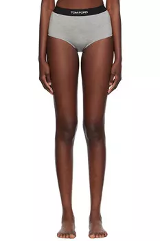 Модальные классические трусы Signature Tom Ford, серый