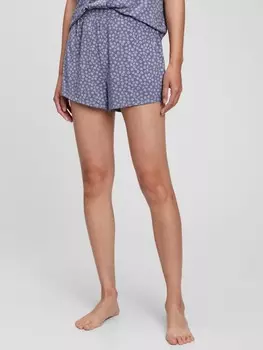 Модальные пижамные шорты Gap, фиолетовый