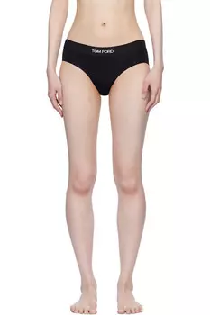Модальные подписные шорты boy shorts Tom Ford, черный
