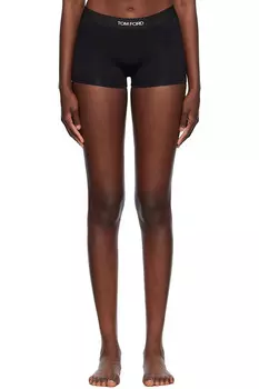 Модальные подписные шорты boy shorts Tom Ford, черный