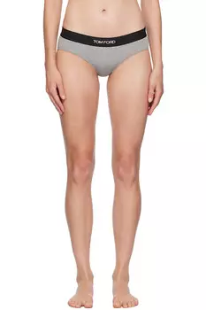 Модальные трусы-шорты Signature Boy Tom Ford, серый
