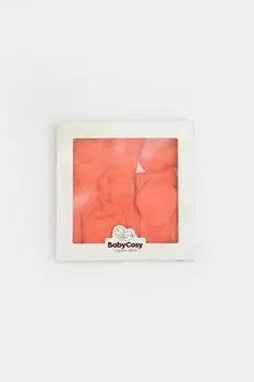 Модальный набор из 4 штук (топ с длинными рукавами, брюки, шапка, перчатки) BabyCosy Organic Wear, яркий оранжевый