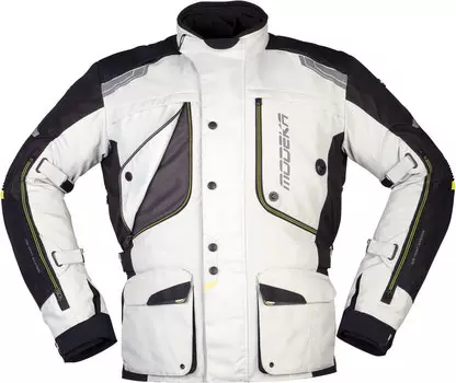 Куртка Modeka Aeris текстильная мотоцикетная, светло-серый/черный