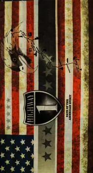 Шарф Modeka American Spirit многофункциональный с рисунком