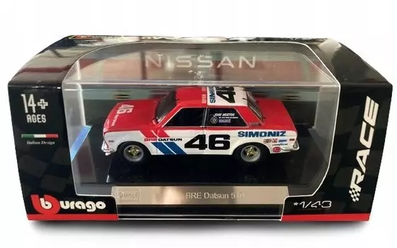 Модель Bre Datsun 510 1:43 Bburago Race 18-38301