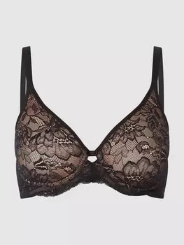 Модель бюстгальтера на косточках из кружева «Amourette Charm» Triumph, черный