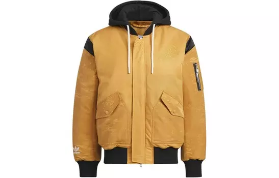 МОДЕЛЬ CO-BRANDED FEIFEI RUAN Куртка унисекс пшенично-коричневого цвета Adidas Originals, коричневый
