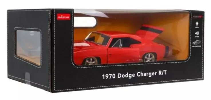 Модель Dodge Charger Rt Red Rastar 1970 года 1:16 с дистанционным управлением