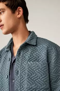 Модель из джерси крупной текстуры Next, серый