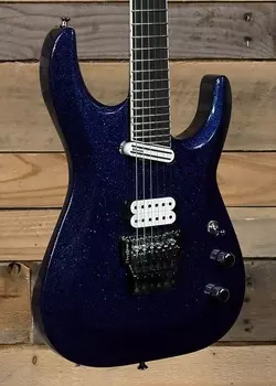 Модель Jackson Limited Edition Wildcard Series Soloist Arch Top Extreme SL27 EX Blue Sparkle с футляром Limited Edition Wildcard Series Soloist Arch Top Extreme SL27 EX w/Case