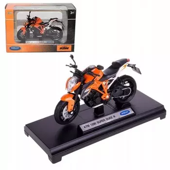 Модель KTM 1290 Super Duke R в масштабе 1:18 Мотоциклетный мотор Welly HLO