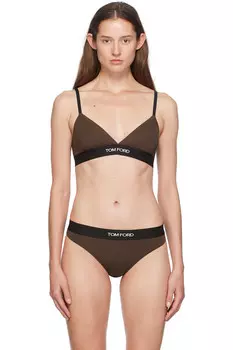 Модель Modal signature bra Tom Ford, коричневый