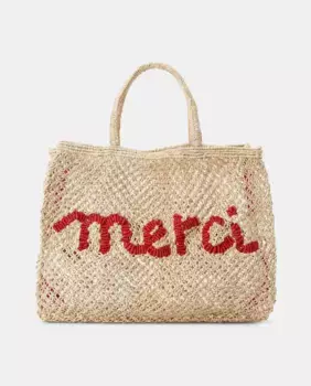 Модель натуральной сумки MERCI WORD BAG от The Jacksons, цвет Natural