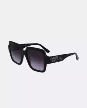 Модель солнцезащитных очков KL6104SR oversive ацетат Karl Lagerfeld, черный