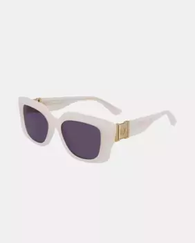 Модель солнцезащитных очков KL6125S прямоугольной формы из ацетата Karl Lagerfeld, бежевый