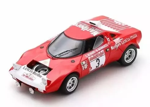 Модель Spark Lancia Stratos Hf No.3 Tour De Corse 19 1:43 S9070