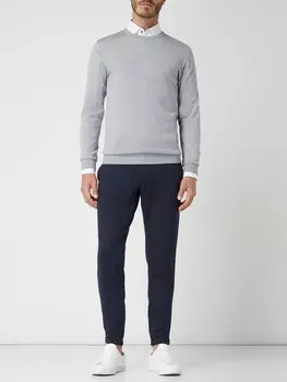 Модель свитера из мериносовой шерсти "Марграте" Matinique, серый