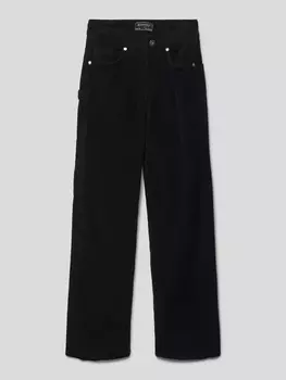 Модель вельветовых брюк «Вельвет» Blue Effect, черный