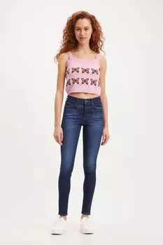 Моделирование джинсов 310 очень узкого кроя Levi's, синий