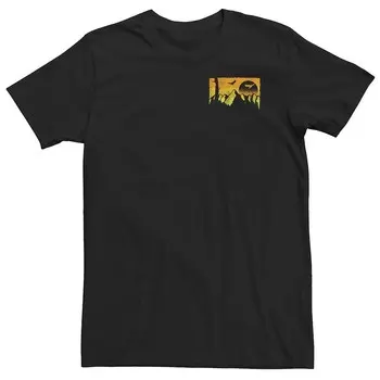 Модная футболка Big & Tall Camp Woodsy Sunset Licensed Character, черный