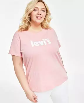 Модная футболка больших размеров batwing perfect с графическим логотипом Levi's, мульти