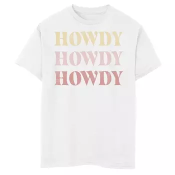 Модная футболка Howdy с графическим рисунком для мальчиков 8–20 лет Licensed Character, белый