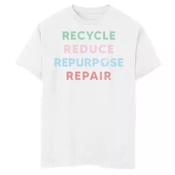 Модная футболка с рисунком Recycle Repair для мальчиков 8–20 лет Licensed Character