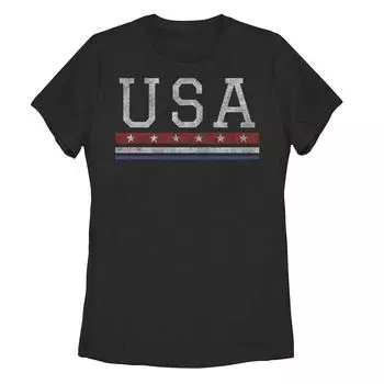 Модная футболка США со звездами и полосками для юниоров Licensed Character