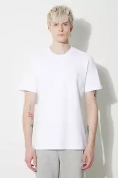Модная хлопковая футболка с рисунком adidas Originals, белый