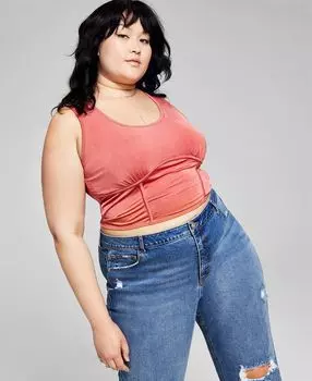 Модная корсетная майка больших размеров And Now This