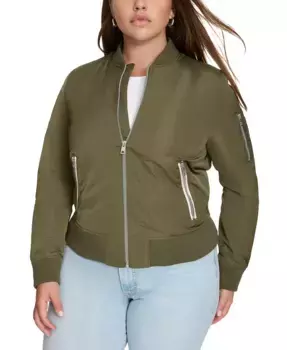 Модная куртка-бомбер Melanie больших размеров Levi's, зеленый