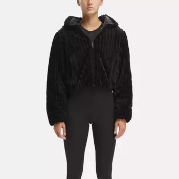 Модная куртка-пуховик Reebok, черный