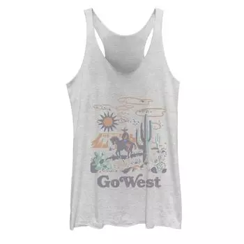 Модная майка Go West с пейзажным рисунком для юниоров