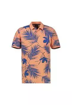 Модная рубашка-поло с летним узором Lerros, цвет pale papaya