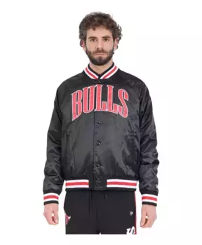 Модная студенческая куртка Chicago Bulls New Era, черный