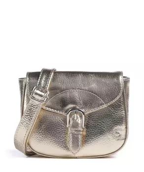 Модная сумка через плечо из зерненой кожи Depeche, золото