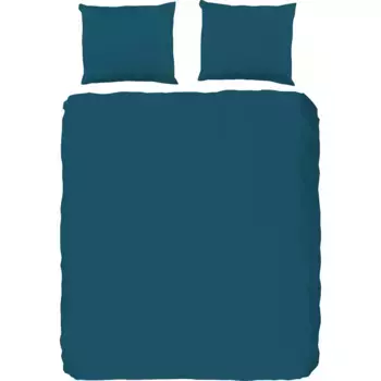 Модное постельное белье «Hip Uni», 100% хлопок, мако-сатин, 135х200, однотонный белый, молния