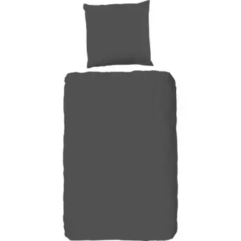 Модное постельное белье «Hip Uni», 100% хлопок, мако-сатин, 135х200, однотонный белый, молния