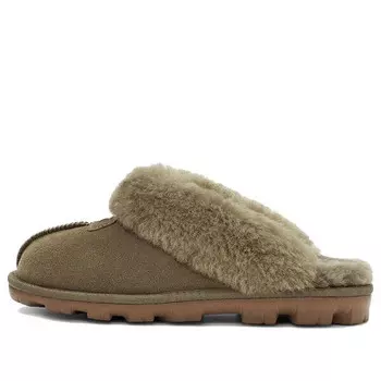 Модные босоножки кокетливые тапочки Ugg, зеленый
