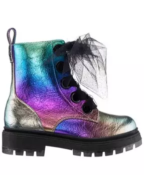 Модные ботинки Chassy для маленьких девочек Nina, черный