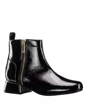 Модные ботинки для больших девочек Nina, черный