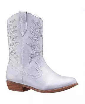 Модные ботинки Fillan для маленьких девочек Nina, серебряный