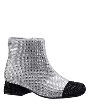 Модные ботинки Svet для больших девочек Nina, серебряный