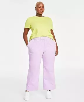 Модные брюки-чиносы больших размеров On 34th, фиолетовый